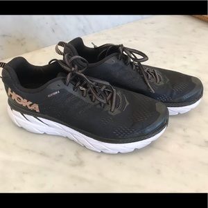 Hoka One One Clifton 6 Black Rose Gold